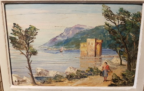 Peinture tableau ancien louis - peinture,