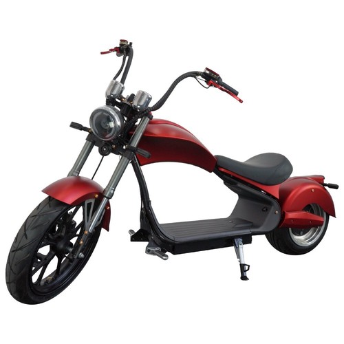 Scooter électrique rouge - scooter,