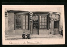 Old postcard Epernon, old house 1903 