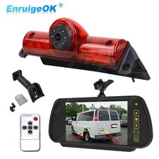 Pour Chevrolet Express GMC Savana Van Feux de Stop Caméra de Recul avec ecran 7"