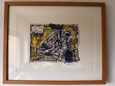 Alechinsky stone lithograph signed, numbered 14th arrondissement paris