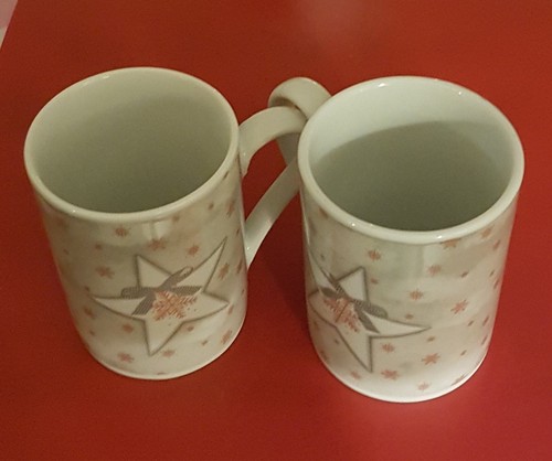 Lot tasses avec motif - de, (2)