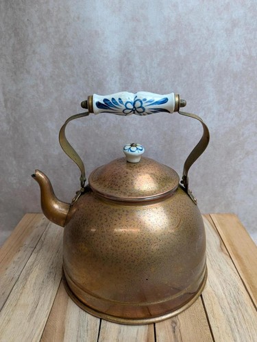 Bouilloire vintage cuivre - bouilloire, en