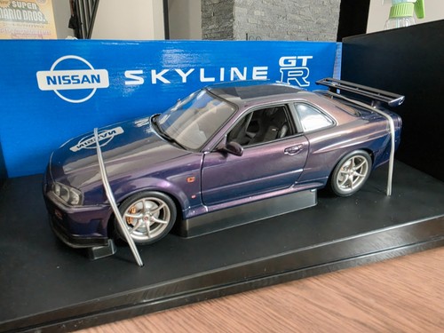 Autoart r34 gtr midnight - r34,