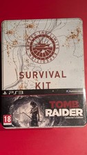 Tomb Raider Édition Collector Survival Kit Version Française+ Steelbook PS3 NEUF