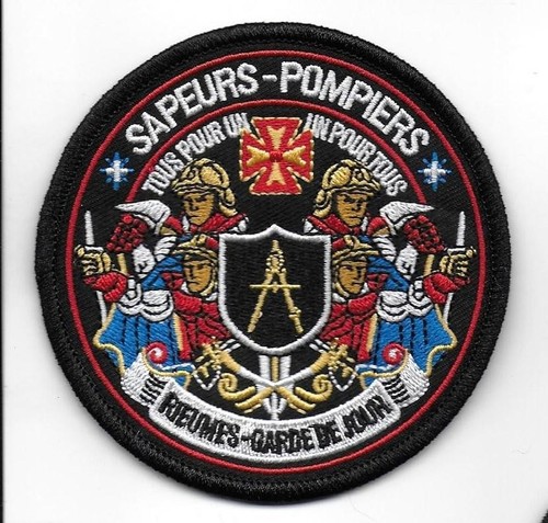 Ecusson france sapeurs - ecusson,