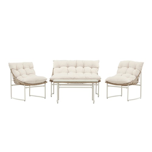 Salon jardin rotin 4 - rotin,