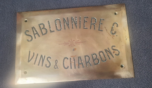 Ancienne plaque métier - ancienne,
