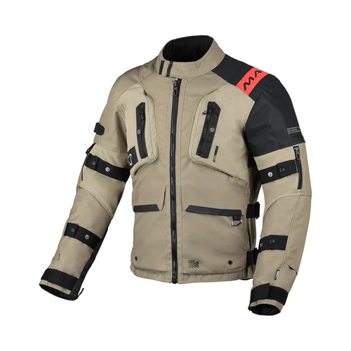 Veste moto macna higera marron - moto,