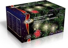 Guirlande Lumineuse de Noël Intérieur 120 LED 11 M Lumières Ampoules BLANC CHAUD
