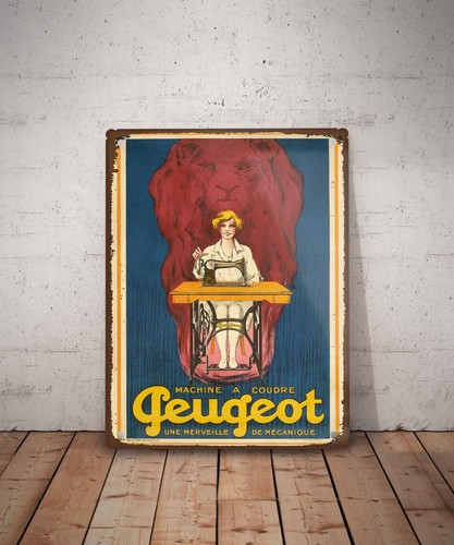Plaque métal vintage - , peugeot