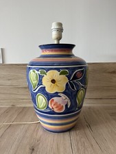 Sublime ceramic lamp base floral decoration model Sampa HELIOS