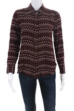 Equipment Womens Tawny Port Multi Leema Shirt Size 4 13426529