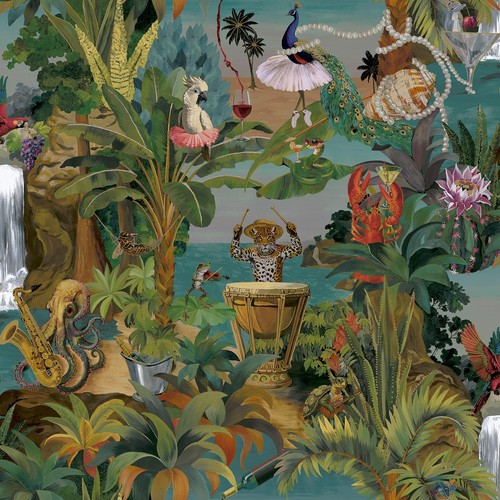 Papier peint rouleau - papier,