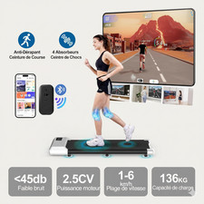 Tapis de Marche 2 en 1 Sous Bureau 2,5 CV – Tapis de Course Silencieux 