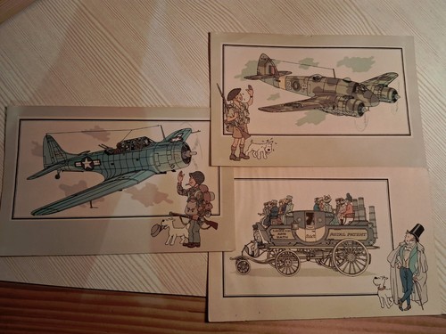 Tintin herge chromos - tintin/herge/3,