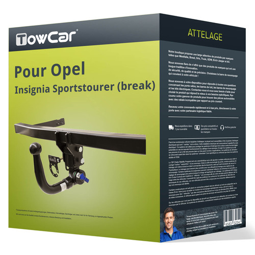 Attelage pour opel - pour, insignia