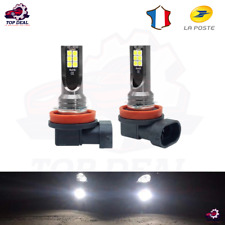 2x Ampoules Voitures Feux Phares Bulbs Cars White H11 H9 H8 LED 6000k Blanc Pur