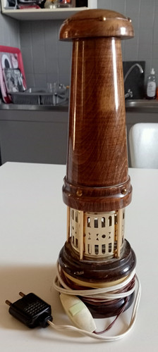Ancienne lampe table forme - lampe, de