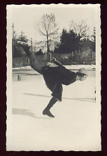 old photo. Megève 1932. Figure Skating