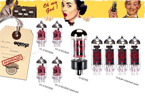 Guitar amp tubes kit set - guitar,