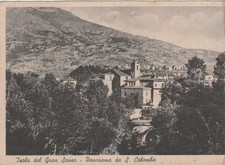 Isola del Gran Sasso - panorama from St. Columbus