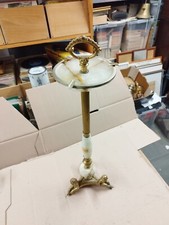 Ancien cendrier  sur pied en laiton Antique Anges Vintage 