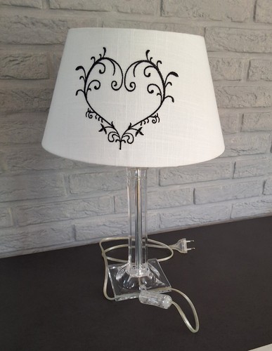 Lampe pied transparent en - lampe,