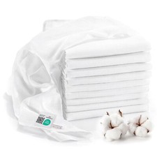 - Lange Bebe Lot 10 Pièces 80x80 cm - 100% Coton Doux Mousseline de Qualité S...