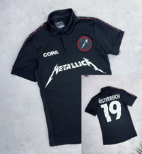 Maillot de football Metallica x Copa #19 AUTRICHE / AUTRICHE édition limitée ...