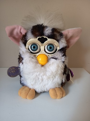 Furby snow leopard 1999 - snow, blue