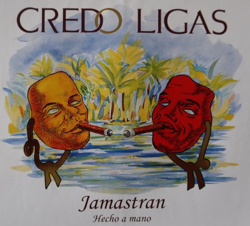 Old label credo league cigar - label,