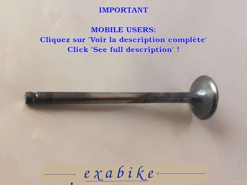 Soupape echappement pour - soupape,