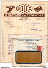 Invoice + Envelope - Dolmazon & Exbrayat in Saint Chamond - Etaux Builders, 