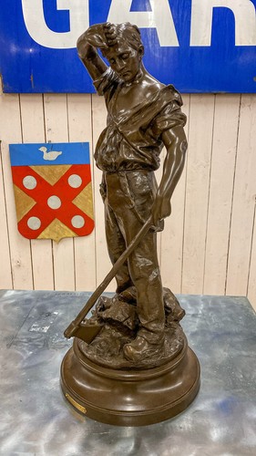 Superbe sculpture ancienne - , en