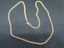 Chaine maille gourmette en or jaune  750/ème de 15.54g  / Bijoux d'occasion