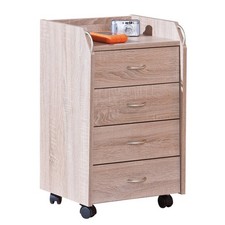 Caisson de Bureau 4 Tiroirs "College" 65cm Chêne Sonoma