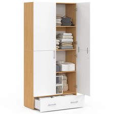 Armoire 2 portes JULIANA blanc