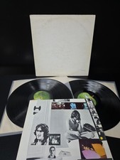 The Beatles White Album 2lp Vinyl OG 1968 2nd Press Numbered W/Poster VG+/EX+Wax
