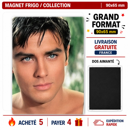 Magnet alain delon 90x65 - magnet,