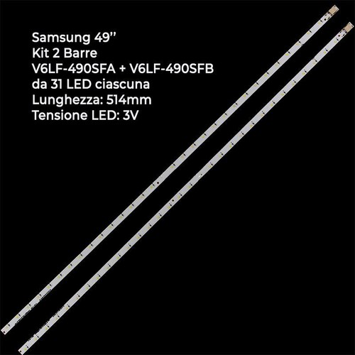 Kit bandes barres tv led - bandes,