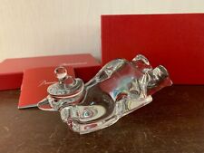 Baccarat Crystal Sledge Bear