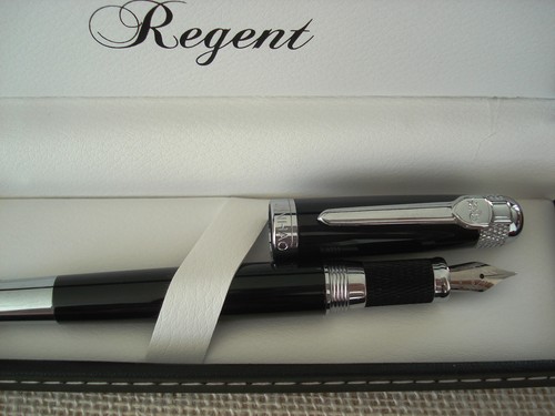 Stylo plume laqué noir - plume,