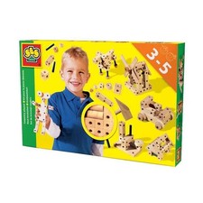 SES CREATIVE Kit pour le jeune ébéniste - Jeu de construction de jouets - Bois