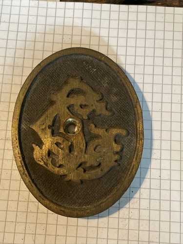 Ancien cache serrure coffre - serrure,