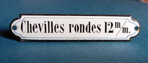 Ancienne plaque émaillée - plaque,