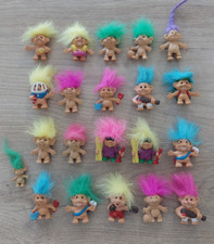 Lot Vintage de 21 Mini Trolls