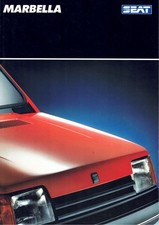 Catalogue Brochure SEAT Marbella 07/1989 Belgique en français