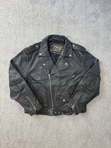 Veste cuir perfecto noir - cuir,