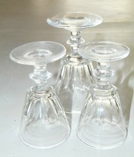 -3 VERRES A PIEDS LOUIS